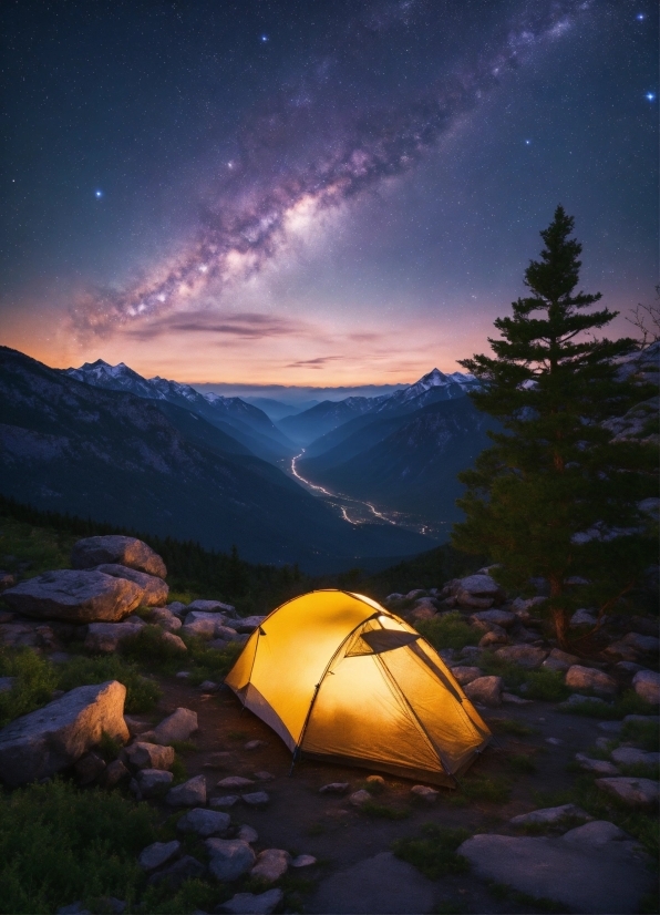 Sky, Cloud, Atmosphere, Plant, Tent, Nature