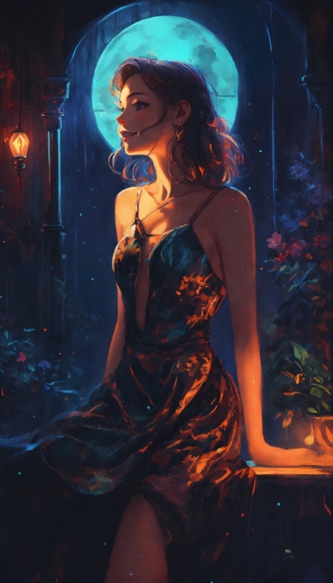 Flash Photography, Fashion, Plant, Art, Dress, Cg Artwork