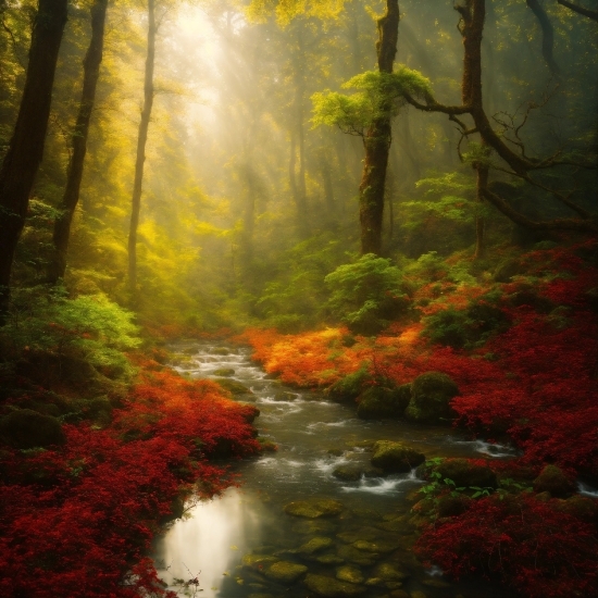 Plant, Water, People In Nature, Natural Landscape, Flower, Branch