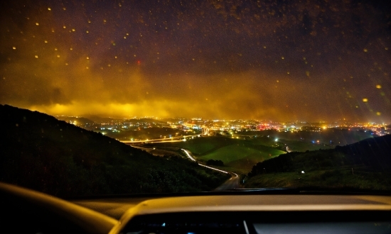 Sky, Cloud, Atmosphere, Light, Mountain, Automotive Lighting