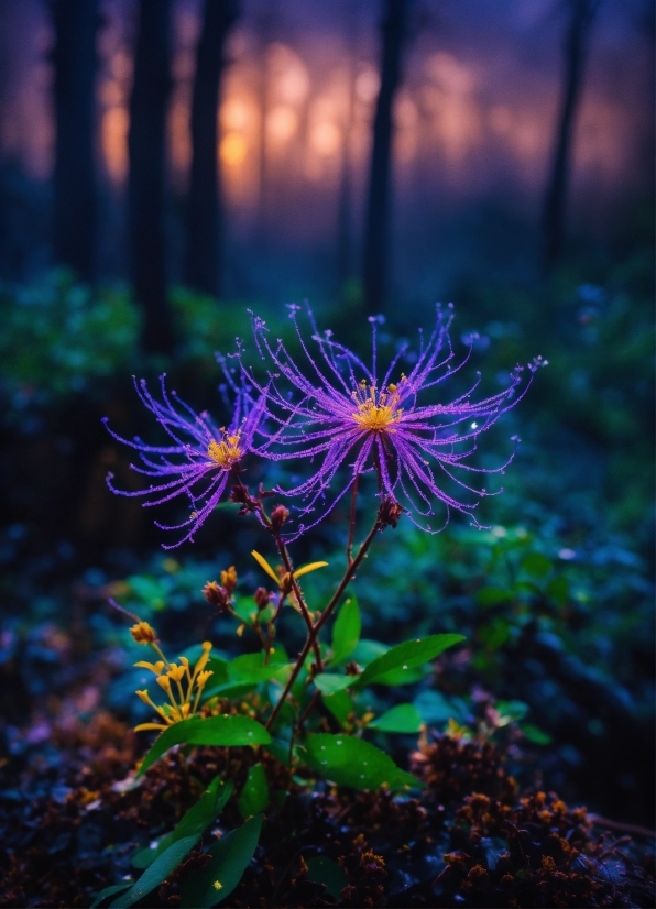 Plant, Flower, Sky, Purple, Water, Petal