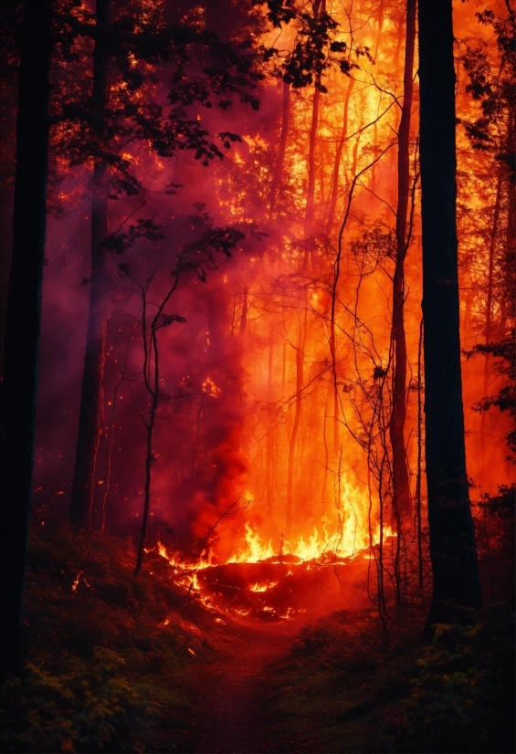 Plant, Ecoregion, Natural Landscape, Wood, Branch, Fire