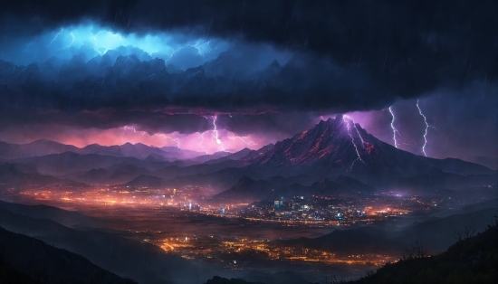 Cloud, Lightning, Sky, Atmosphere, Thunder, Thunderstorm