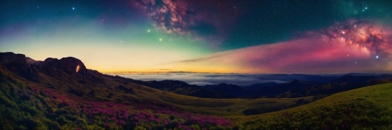 Cloud, Sky, Plant, Natural Landscape, Afterglow, Dusk