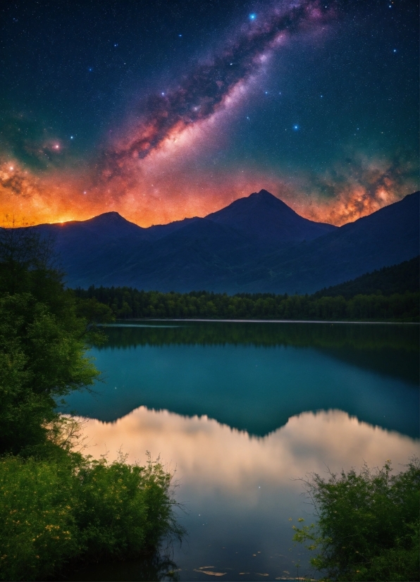 Water, Sky, Atmosphere, Cloud, Mountain, Natural Landscape