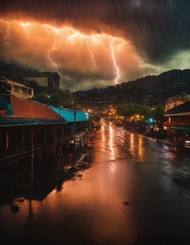 Cloud, Atmosphere, Sky, Lightning, Nature, Water