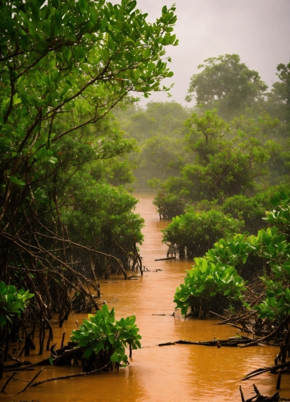 Water, Water Resources, Plant, Sky, Fluvial Landforms Of Streams, Green