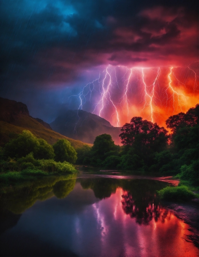 Cloud, Water, Lightning, Sky, Atmosphere, Thunder