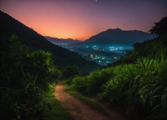 Sky, Plant, Atmosphere, Mountain, Ecoregion, Natural Landscape