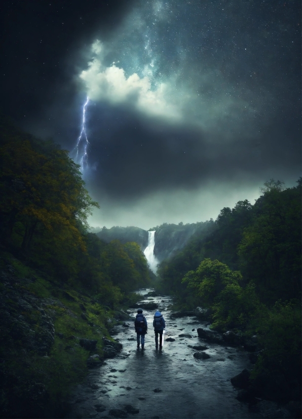 Cloud, Water, Sky, Lightning, Atmosphere, Plant