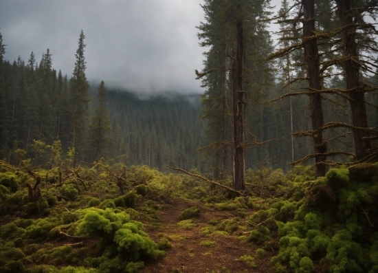 Plant, Sky, Plant Community, Larch, Natural Landscape, Wood