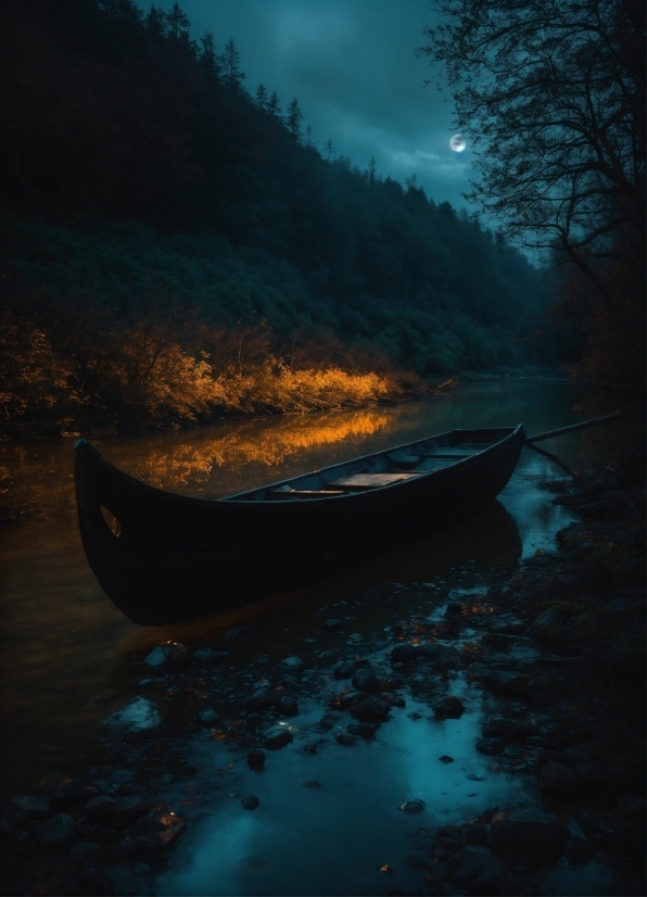 Water, Sky, Boat, Atmosphere, Cloud, Watercraft