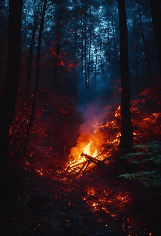 Plant, Ecoregion, Tree, Natural Landscape, Wood, Fire