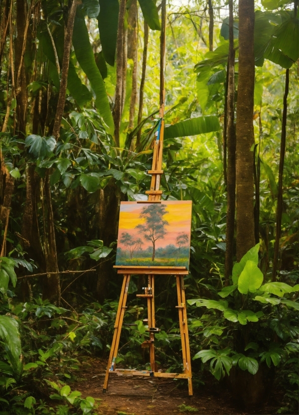 Plant, Wood, Terrestrial Plant, Tree, Grass, Easel