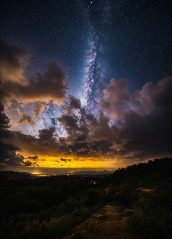 Cloud, Sky, Atmosphere, Plant, Natural Landscape, Dusk