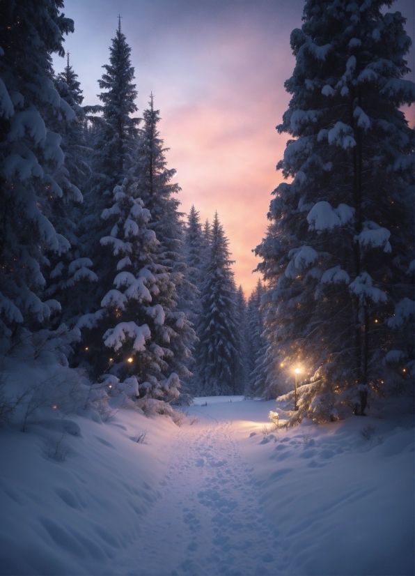 Cloud, Plant, Sky, Snow, Atmosphere, Natural Landscape