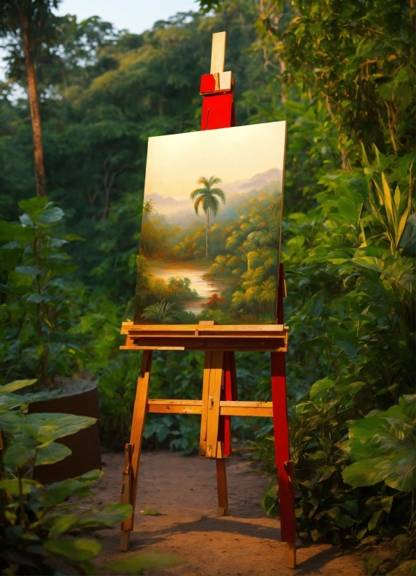 Plant, Easel, Plant Community, Natural Environment, Paint, Wood