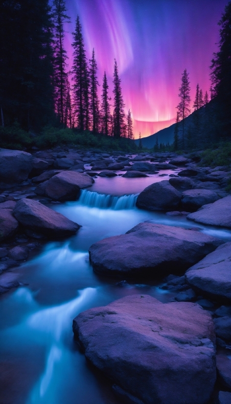 Cloud, Water, Sky, Purple, Plant, Natural Environment