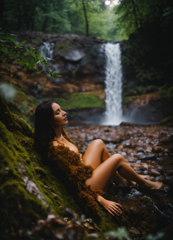 Water, Plant, Light, Green, Flash Photography, Natural Landscape