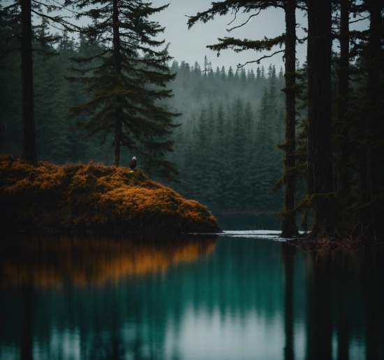 Water, Sky, Mountain, Plant, Natural Environment, Tree