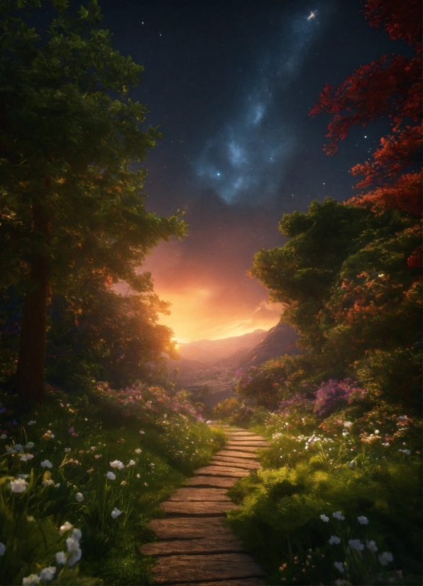 Plant, Sky, Flower, Atmosphere, Cloud, Natural Landscape