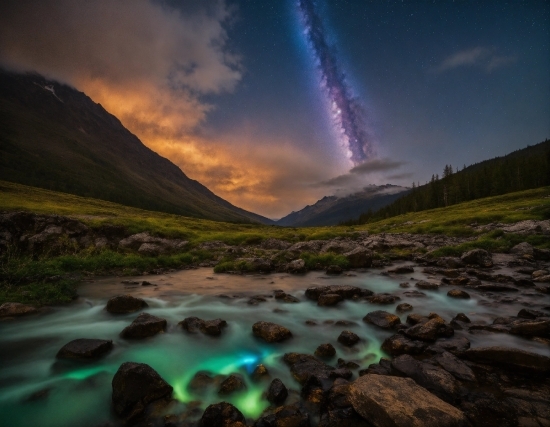 Cloud, Water, Sky, Atmosphere, Mountain, Water Resources