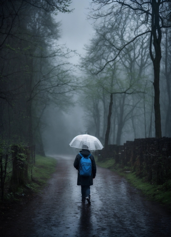 Plant, Atmosphere, Umbrella, Nature, Sky, Fog