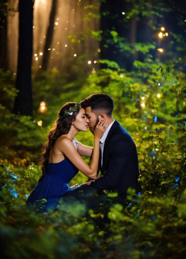 Plant, People In Nature, Flash Photography, Happy, Gesture, Grass