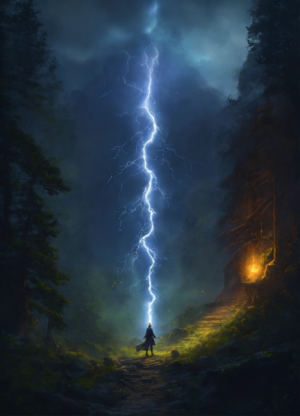 Lightning, Thunder, Atmosphere, Thunderstorm, Sky, Ecoregion