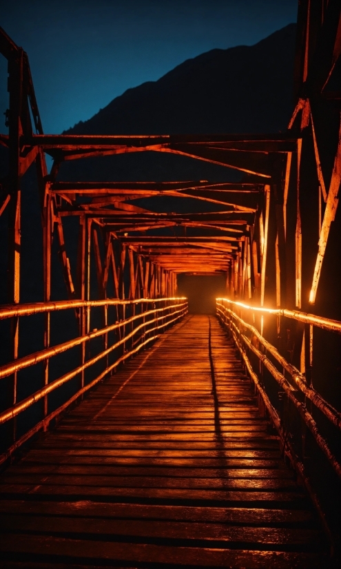 Sky, Wood, Dusk, Afterglow, Sunset, Electricity