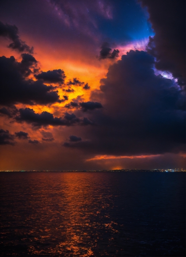 Cloud, Water, Sky, Atmosphere, Afterglow, Dusk