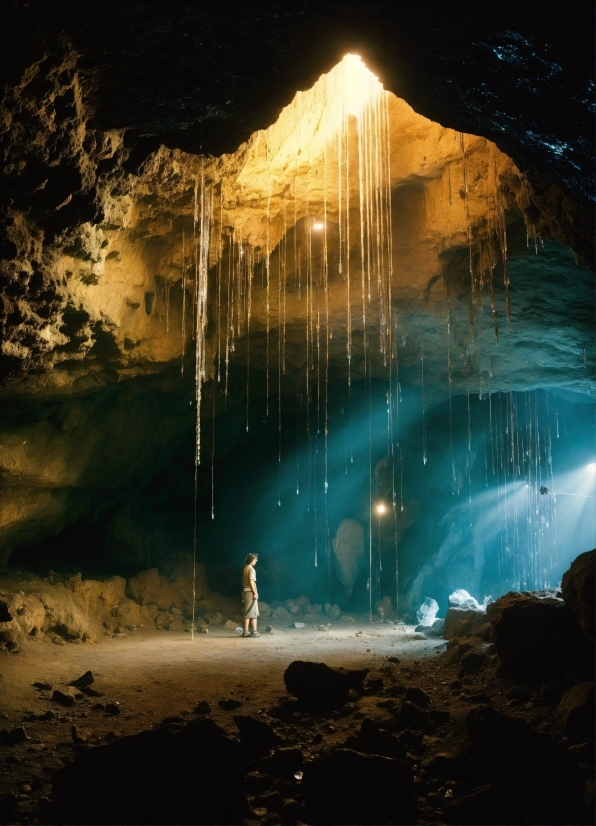 World, Water, Lighting, Watercourse, Freezing, Sea Cave