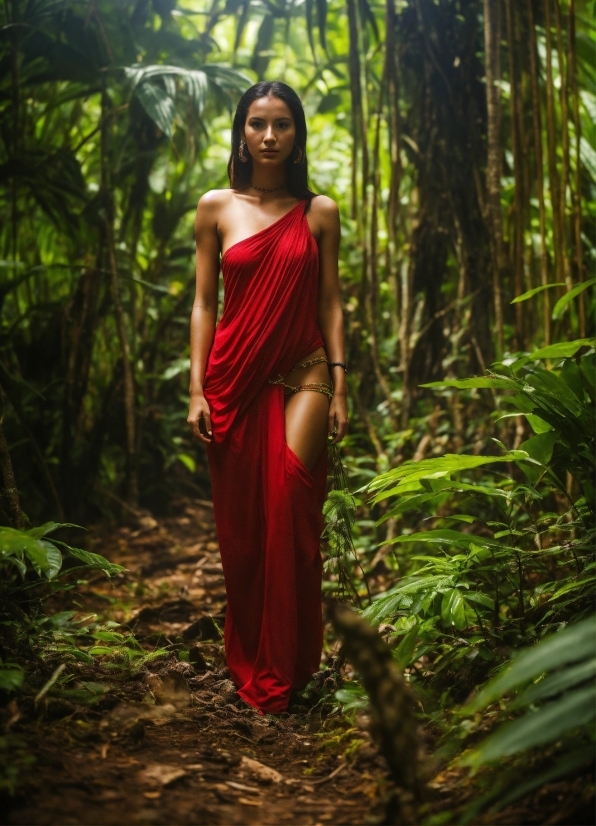 Plant, People In Nature, One-piece Garment, Flash Photography, Wood, Grass