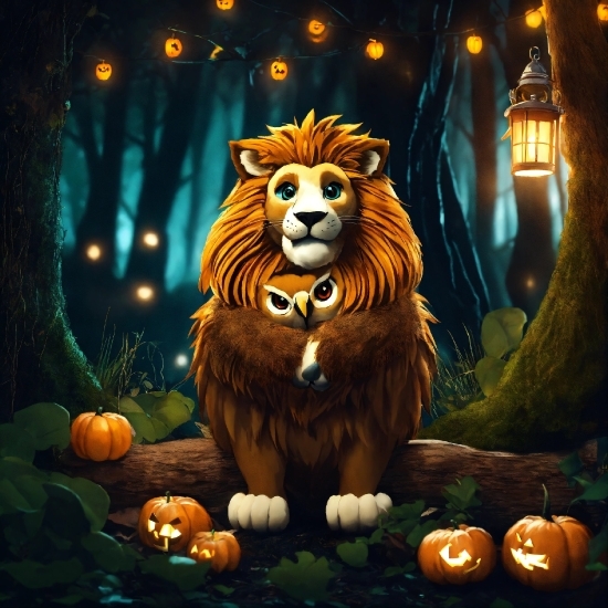 Calabaza, Tree, Carnivore, Pumpkin, Gourd, Big Cats