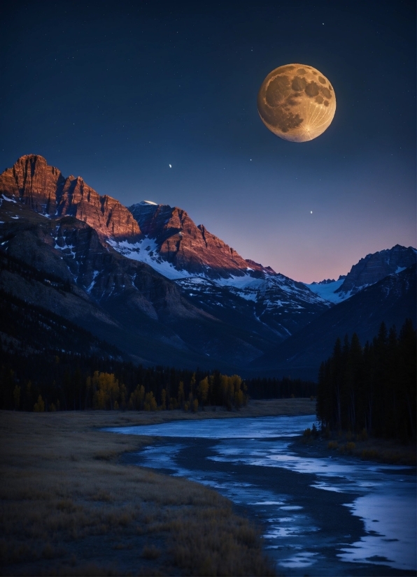 Water, Sky, Cloud, Atmosphere, Mountain, Light