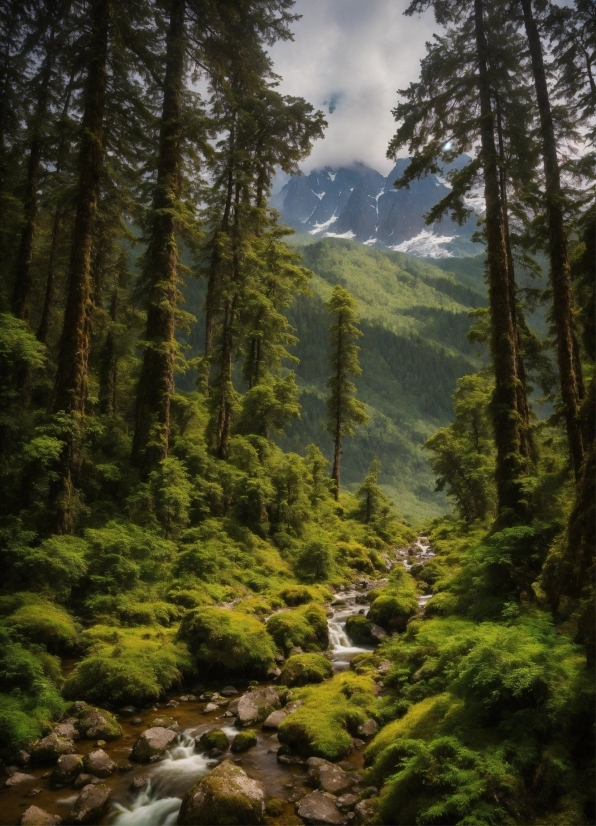 Plant, Sky, Water, Ecoregion, Mountain, Natural Landscape