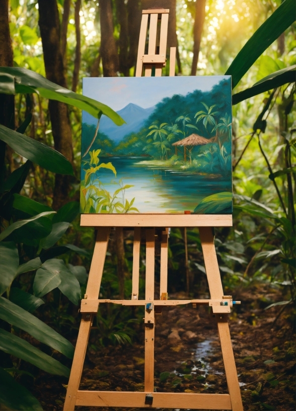 Easel, Plant, Water, Tree, Wood, Terrestrial Plant