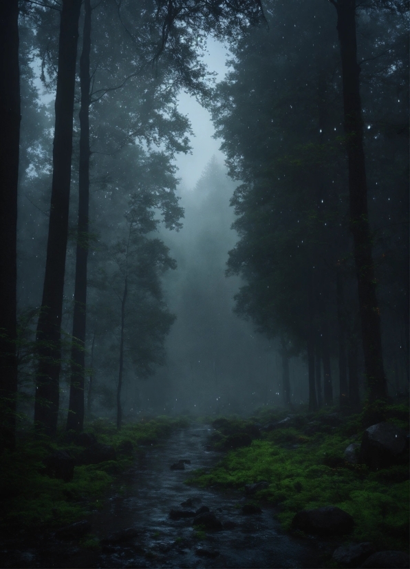 Plant, Atmosphere, Fog, Wood, Natural Landscape, Tree