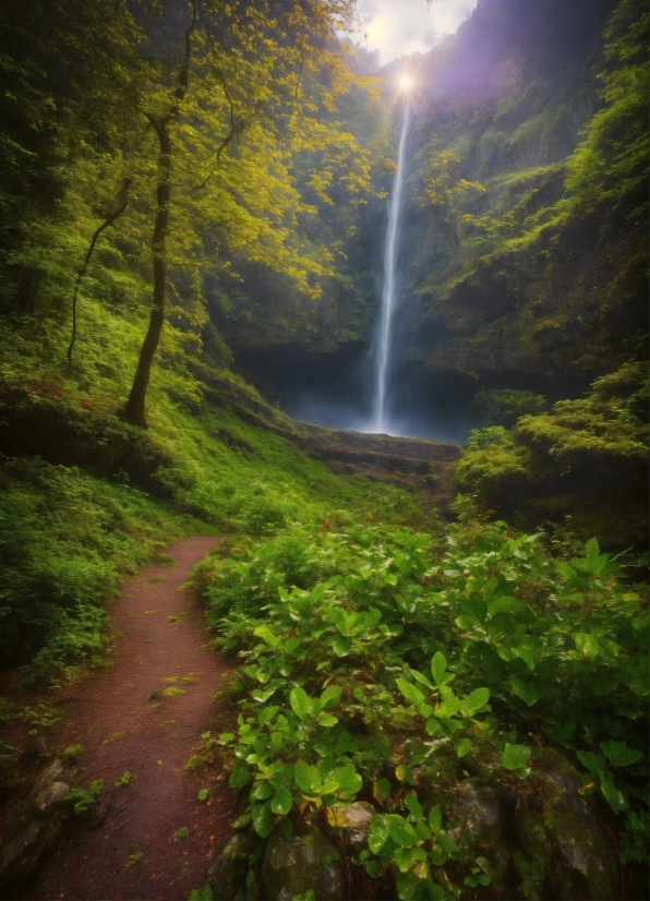 Water, Plant, Ecoregion, Natural Landscape, Natural Environment, Waterfall