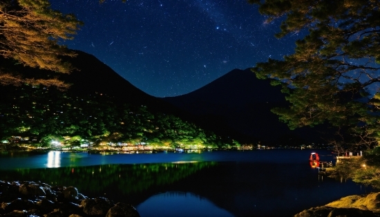 Water, Sky, Water Resources, Mountain, Nature, Azure