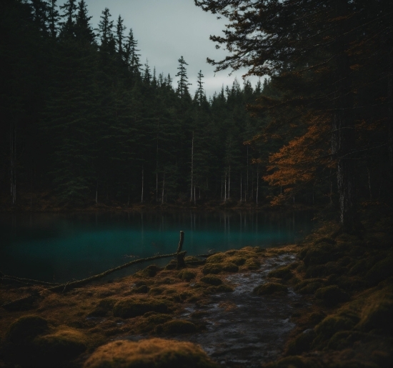 Sky, Water, Plant, Tree, Natural Landscape, Larch