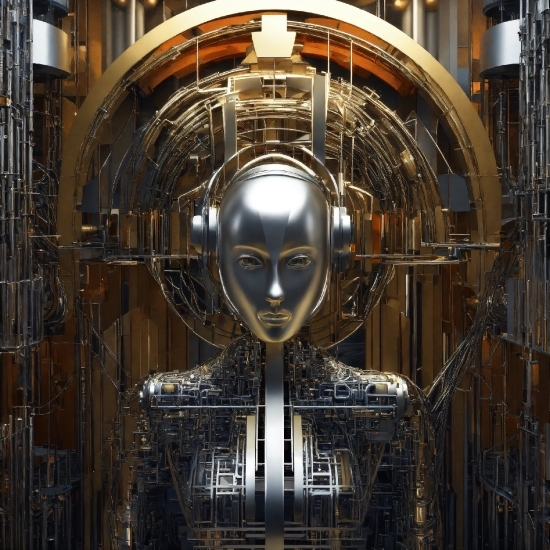 Architecture, Sculpture, Aircraft Engine, Wood, Art, C-3po