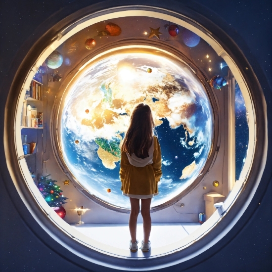 World, Light, Window, Art, Fun, Circle