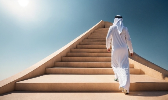 Sky, Stairs, Wood, Sleeve, Standing, Shade