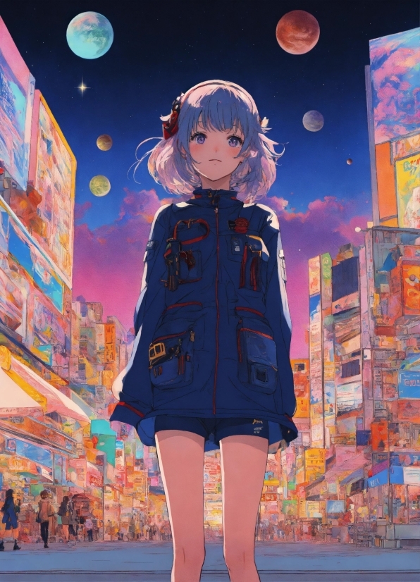 World, Light, Purple, Azure, Human, Fashion
