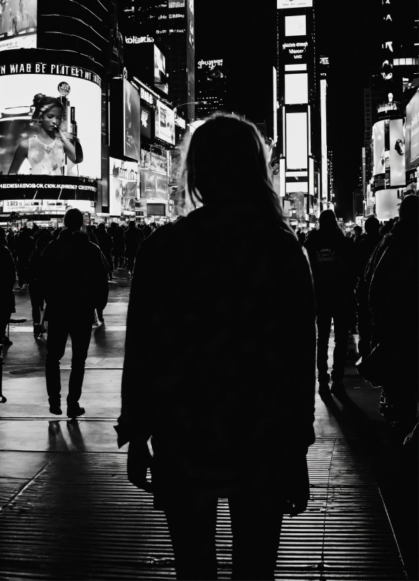 Photograph, White, Light, Black, Infrastructure, Human