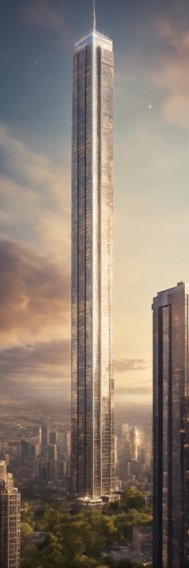 Cloud, Building, Sky, Skyscraper, Atmosphere, Tower