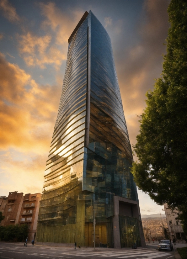 Cloud, Sky, Building, Skyscraper, Tower, Plant