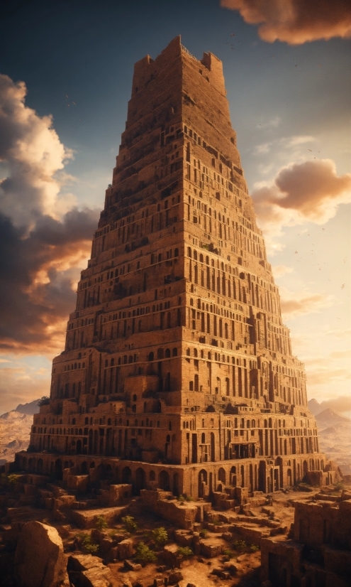 Sky, Cloud, World, Temple, Building, Landmark