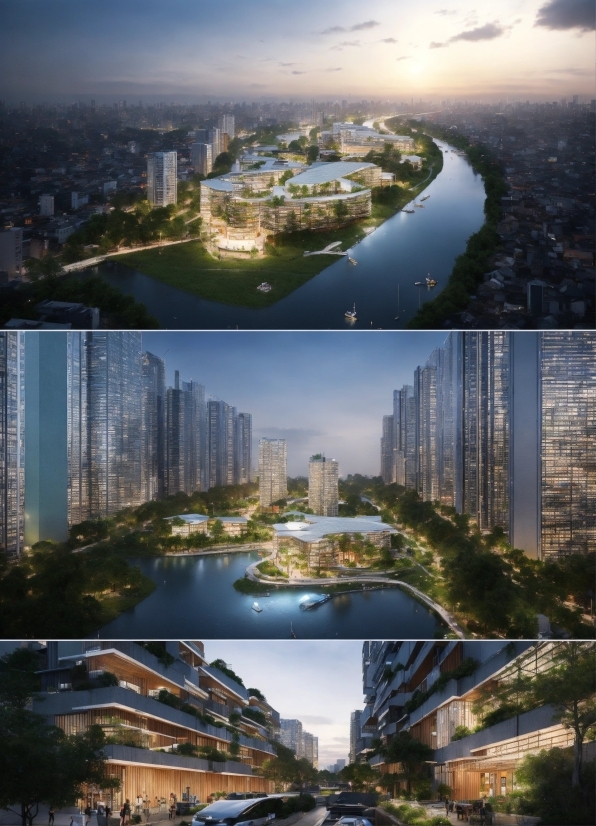 Sky, Building, Skyscraper, Water Resources, Atmosphere, Daytime